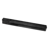 2.2m Gymnastics Folding Balance Beam Black Synthetic Suede - Rear View