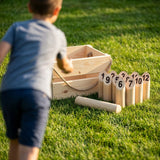 Number Toss Wooden Set Outdoor Games with Carry Case