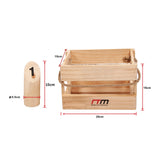 Number Toss Wooden Set Outdoor Games with Carry Case - Low Angle