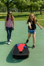 Collapsible Portable Corn Hole Boards With 8 Cornhole Bean Bags, Carry Case