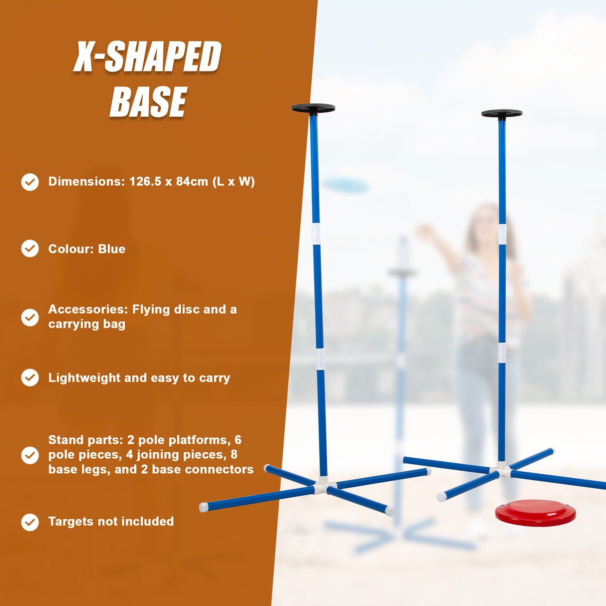 Frisbee Game Knockoff Toss Portable Outdoor Games