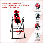 Inversion Table Gravity Stretcher Inverter Foldable Home Fitness Gym