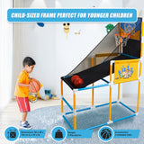 Kids Basketball Hoop Arcade Game - 45-Degree Angle