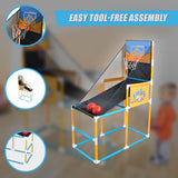 Kids Basketball Hoop Arcade Game - Close-Up Angle