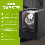 Automatic Watch Winder Display Box Case Motor Rotation Storage PU Leather - Extra Image
