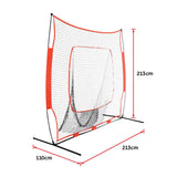 Portable Baseball Training Net Stand Softball Practice Sports Tennis - Extra Image