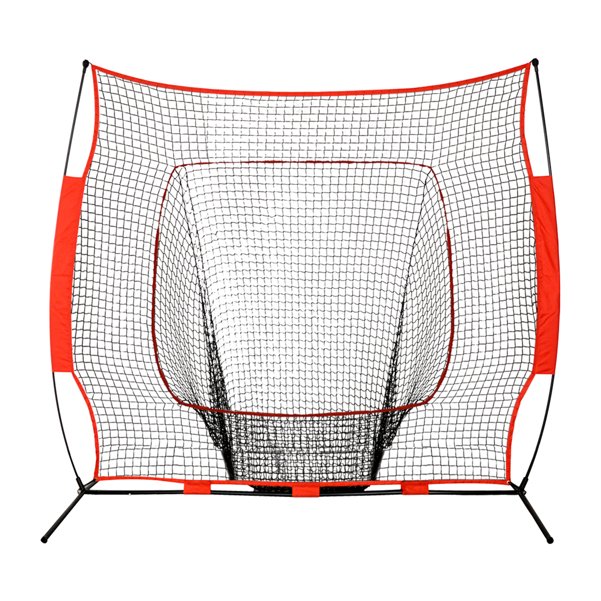 Portable Baseball Training Net Stand Softball Practice Sports Tennis