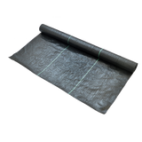 Heavy Duty Weed Control PP Woven Fabric Weed Mat Gardening Plant 1.83m x 30m - Front View