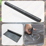 Heavy Duty Weed Control PP Woven Fabric Weed Mat Gardening Plant 1.83m x 30m