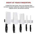 41cm Strong Magnetic Wall Mounted Kitchen Knife Magnet Bar Holder Display Rack Strip - Extra Image