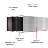 41cm Strong Magnetic Wall Mounted Kitchen Knife Magnet Bar Holder Display Rack Strip - Extra Image