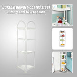 Shower Corner Shelf White Caddy Bathroom Shelves Organiser Bath Storage Rack 4
