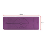 8mm TPE Yoga Mat Exercise Fitness Gym Pilates Non Slip Dual Layer - Extra Image