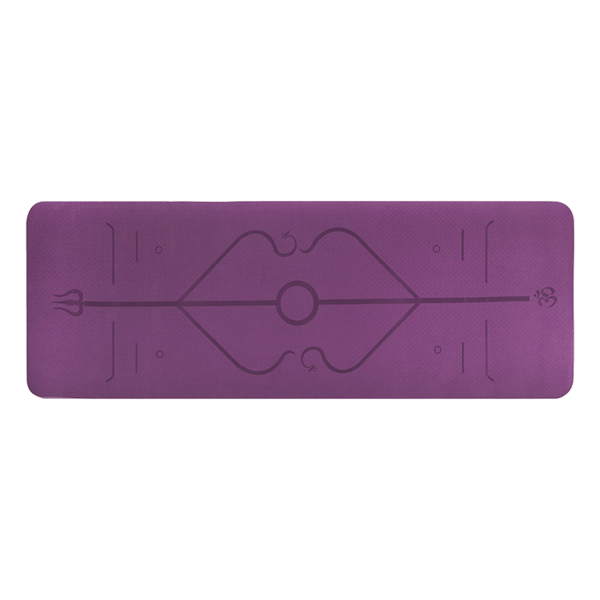8mm TPE Yoga Mat Exercise Fitness Gym Pilates Non Slip Dual Layer