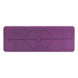 8mm TPE Yoga Mat Exercise Fitness Gym Pilates Non Slip Dual Layer