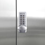 Keyless deadbolt digital electronic door lock keypad mechanical Code Entry Door - Front View