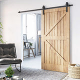 1.8m Sliding Barn Door Hardware Heavy Duty Sturdy Kit