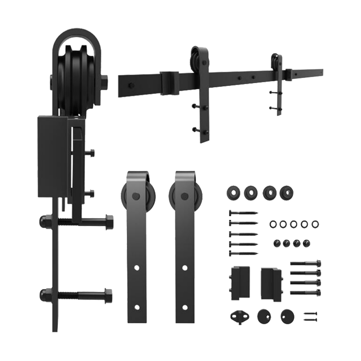 1.8m Sliding Barn Door Hardware Heavy Duty Sturdy Kit