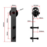 1.8m Sliding Barn Door Hardware Heavy Duty Sturdy Kit - Extra Image