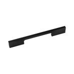 5 x 128mm Kitchen Handle Cabinet Cupboard Door Drawer Handles square Black furniture pulls