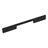 5 x 160mm Kitchen Handle Cabinet Cupboard Door Drawer Handles square Black furniture pulls - Side View