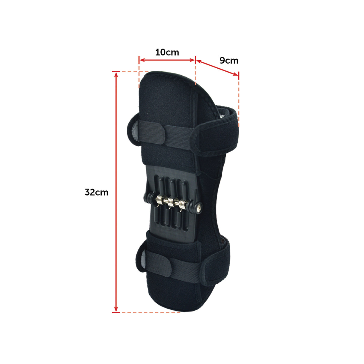 Power Knee Stabiliser Pad with Support Joint Spring Rebound Brace