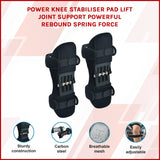 Power Knee Stabiliser Pad with Support Joint Spring Rebound Brace
