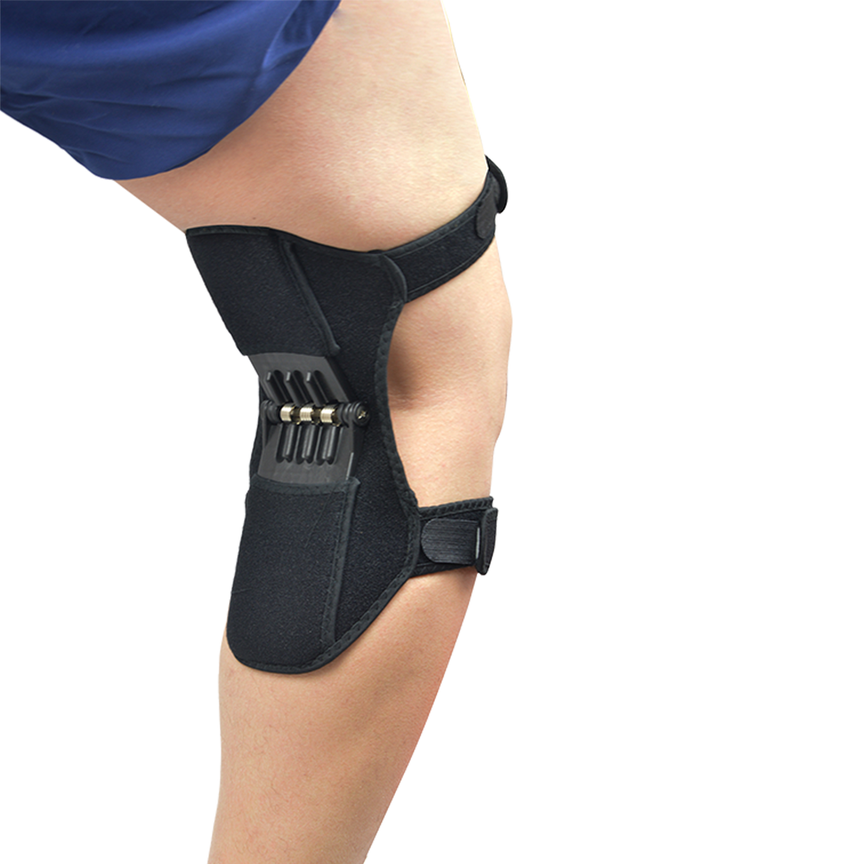 Power Knee Stabiliser Pad with Support Joint Spring Rebound Brace