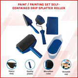 Paint / Painting Set Self-Contained Drip Splatter Roller - Front View