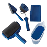 Paint / Painting Set Self-Contained Drip Splatter Roller - Top-Down View