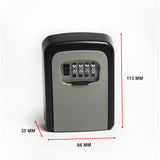 Commercial Grade Lock Wall Mounted Key Safe Storage Lock Box security - Extra Image