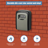 Commercial Grade Lock Wall Mounted Key Safe Storage Lock Box security - Top-Down View