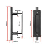 Carbon Steel Door Handle & Flush Pull Wood Door Gate Hardware 12