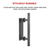 Carbon Steel Door Handle & Flush Pull Wood Door Gate Hardware 12