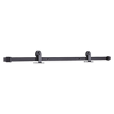 2.4m Sliding Barn Door Hardware - Rear View
