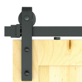 3.6m Sliding Barn Door Hardware - Side View