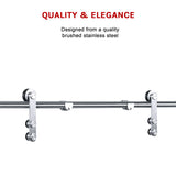 Sliding Barn Door Hardware Stainless Steel