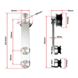 Sliding Barn Door Hardware Stainless Steel - Extra Image