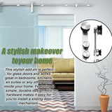 Sliding Barn Door Hardware Stainless Steel - 45-Degree Angle