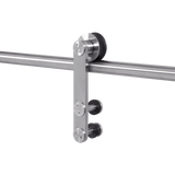 Sliding Barn Door Hardware Stainless Steel - Rear View