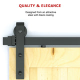 Sliding Barn Door Hardware - Close-Up Angle