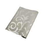 Wallpaper Silver Flower Pattern Non-woven Wall Paper Roll
