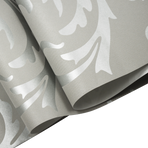 Wallpaper Silver Flower Pattern Non-woven Wall Paper Roll