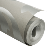 Wallpaper Silver Flower Pattern Non-woven Wall Paper Roll - Close-Up Angle