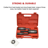 3 Piece Tail Pipe Expander Set Muffler Exhaust Pipe Dent Remover Tool Kit - Close-Up Angle