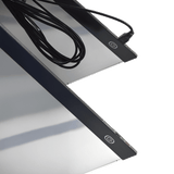A4 LED Light Box Tracing Board Art Design Stencil Tattoo Copy Drawing Pad - Rear View