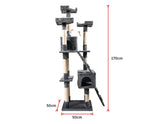 170cm Cat Tree Scratching Post Tower Trees Scratcher House - Extra Image