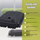 60x80cm Outdoor Umbrella Stand Base Sand/ Water Pod Round Portable Grip - Close-Up Angle