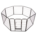 8 Panel Heavy Duty Pet Dog Playpen Puppy Exercise Fence Enclosure Cage - Top-Down View