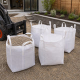 4 x 1 tonne FIBC Polypropylene UV Rated Builder / Bulk / Landscape Bags - Front View